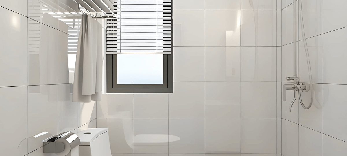 Design Idea #2: Light-Colored Glossy Wall Tiles